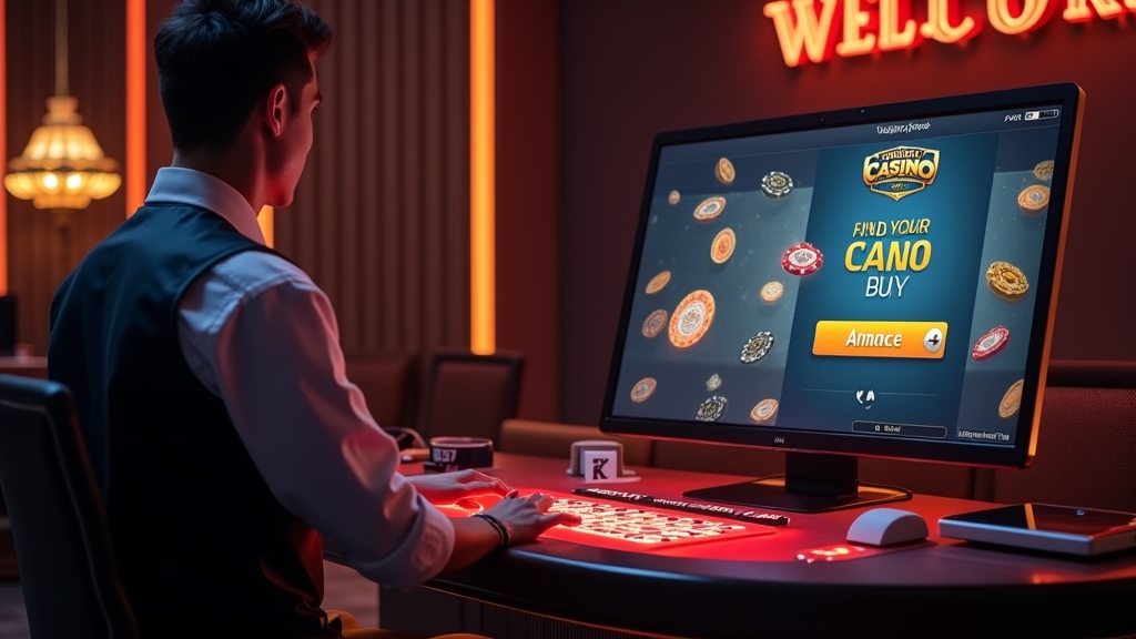 Neuer Spieler sieht No-Deposit-Bonus und Freispiele am Casino-Schalter